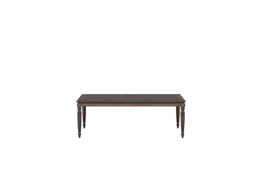 Coffee Dining Table with Leaf