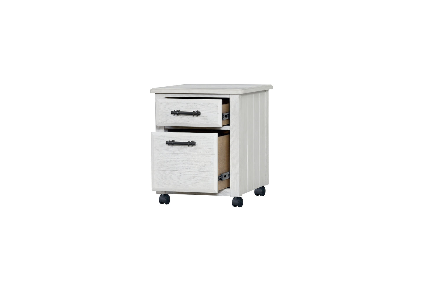 Whitewash 2-Drawer Filing Cabinet