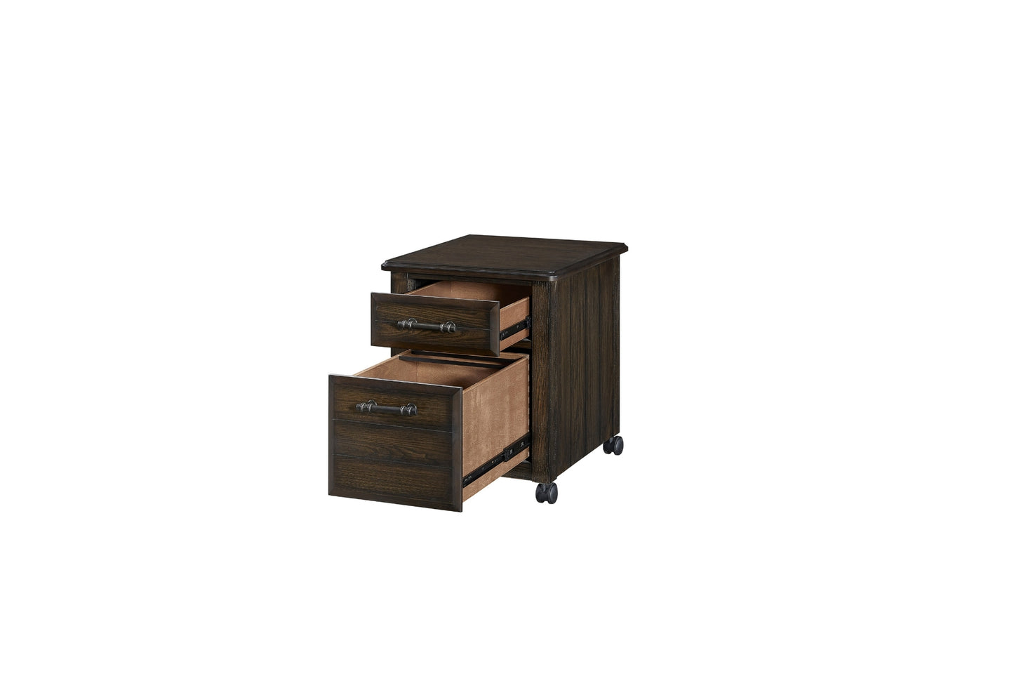 Coffee 2-Drawer Filing Cabinet