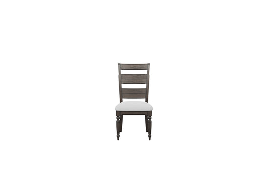 Coffee Ladder Back Side Chair