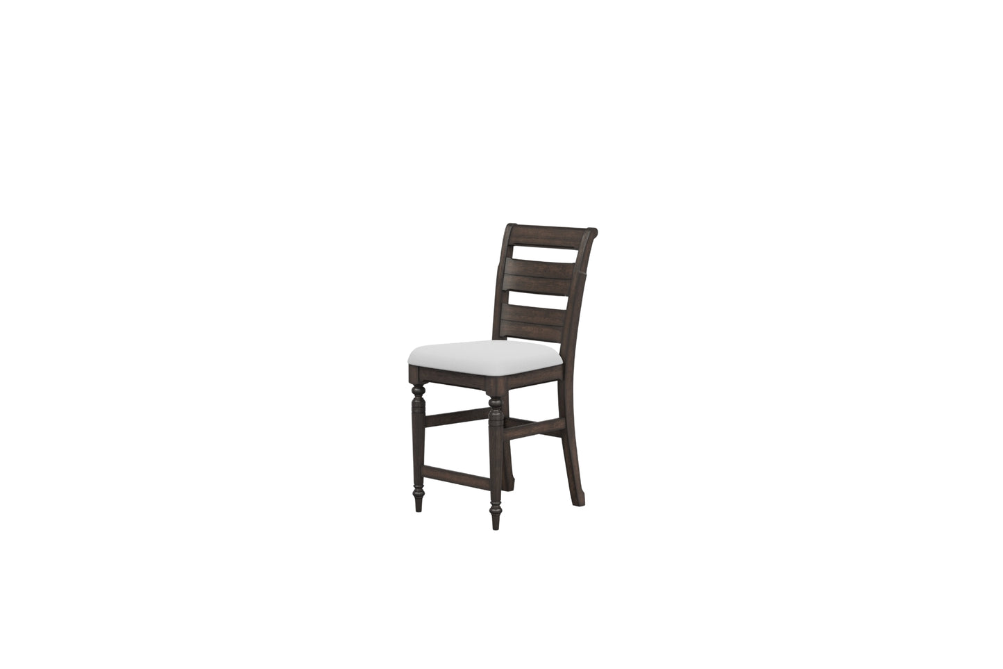 Coffee Ladder Back Counter Stool