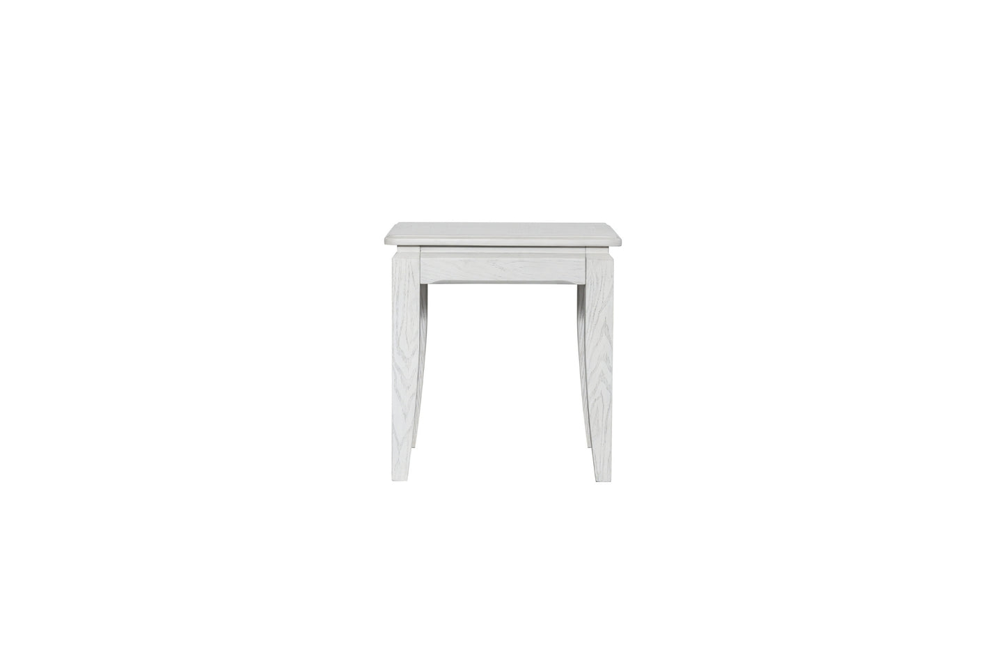 Whitewash End Table