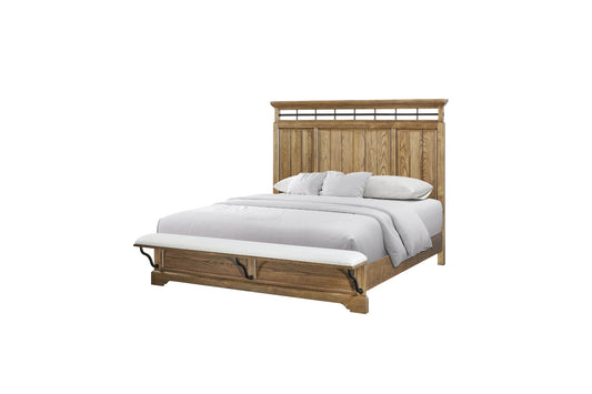 Caramel Panel Bed