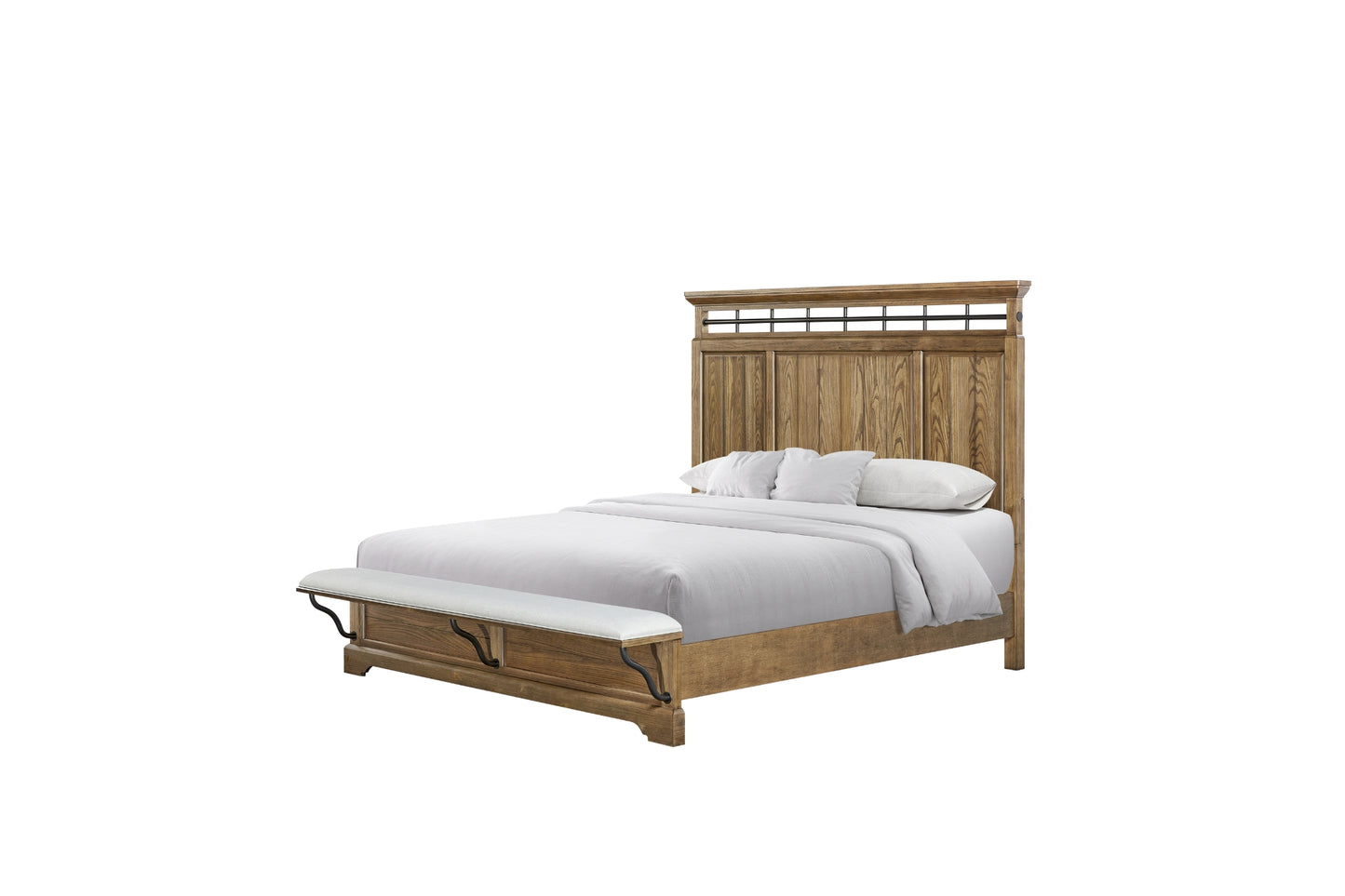 Caramel Panel Bed