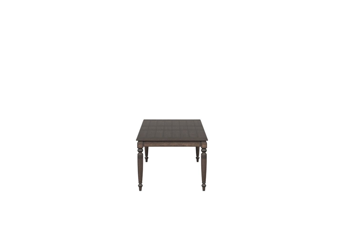 Coffee Dining Table with Leaf