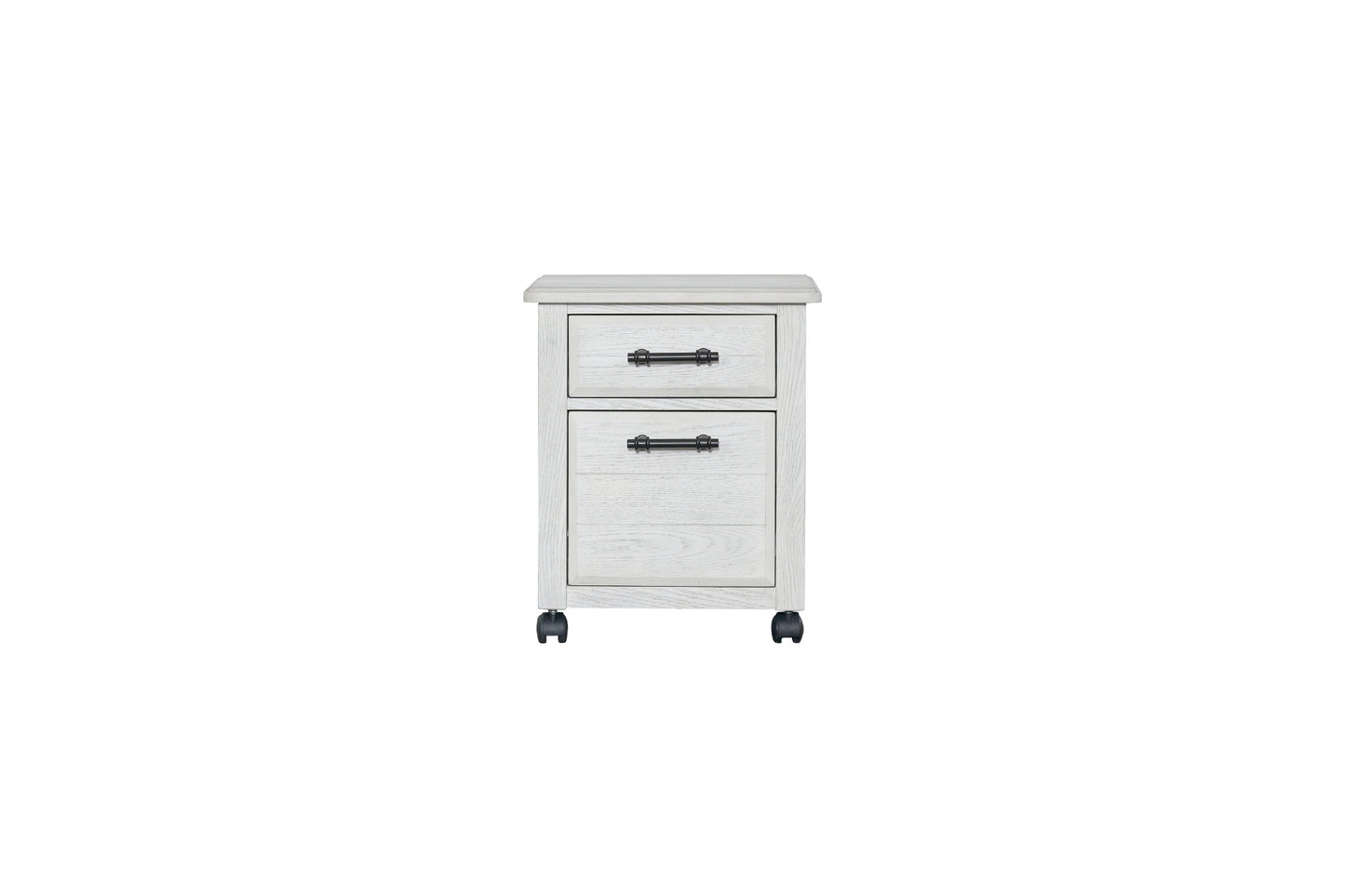 Whitewash 2-Drawer Filing Cabinet