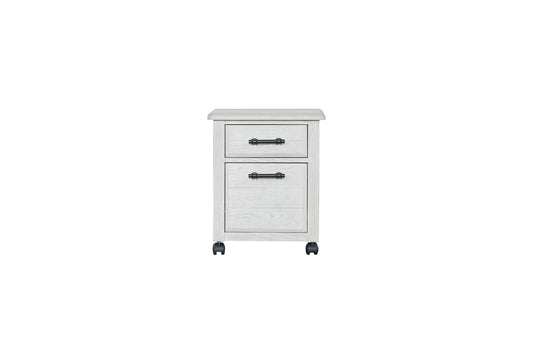 Whitewash 2-Drawer Filing Cabinet