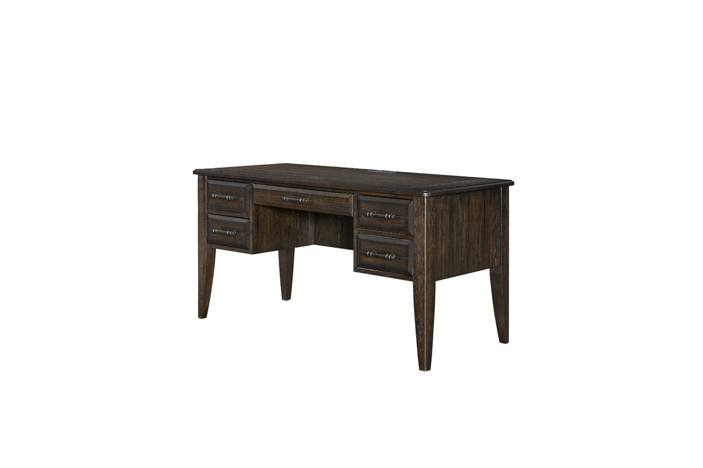 Coffee 5-Drawer Desk