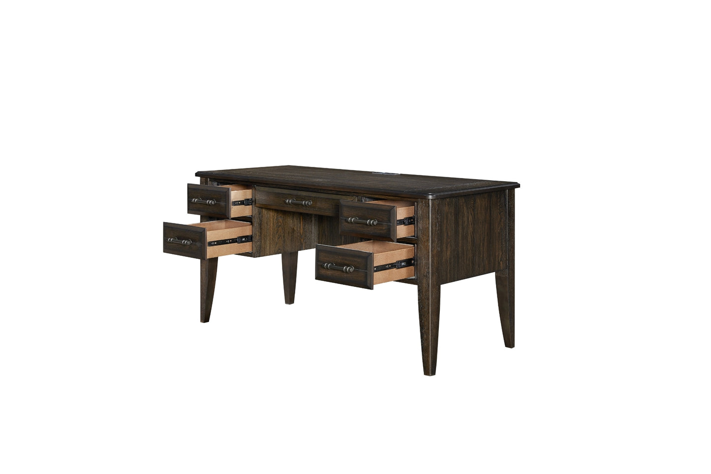 Coffee 5-Drawer Desk