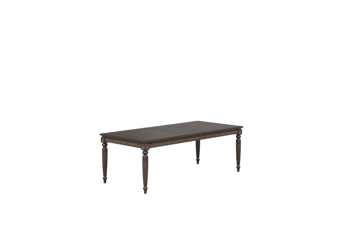 Coffee Dining Table with Leaf
