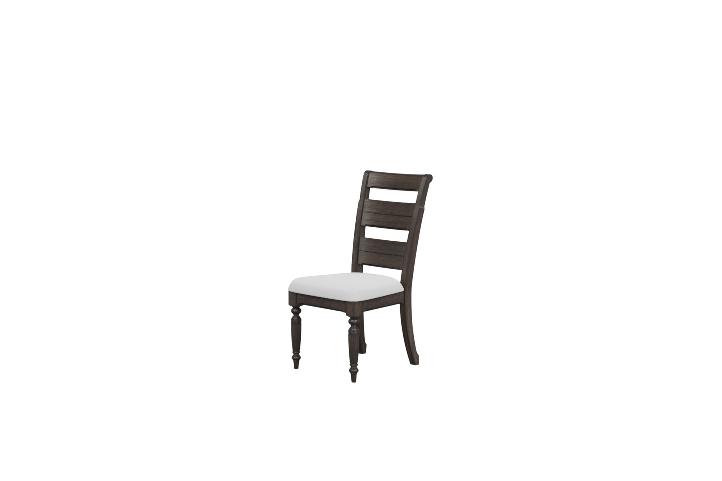 Coffee Ladder Back Side Chair