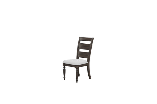 Coffee Ladder Back Side Chair
