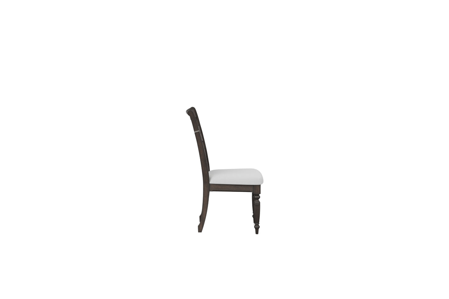 Coffee Ladder Back Side Chair
