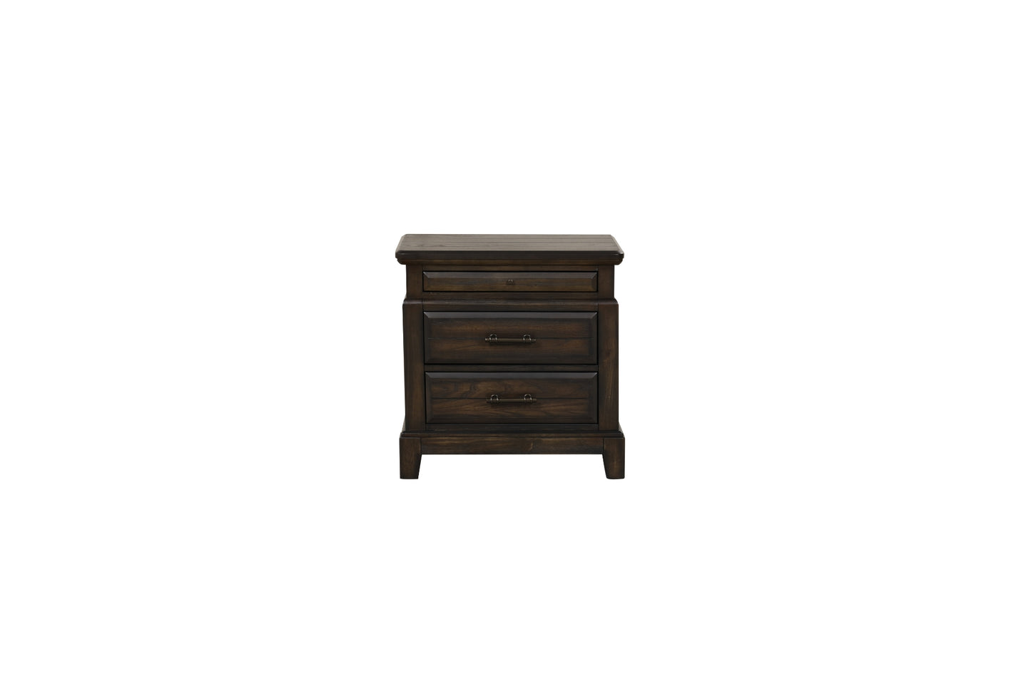Coffee 2-Drawer Nightstand