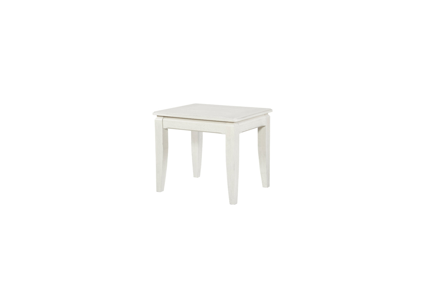 Whitewash End Table