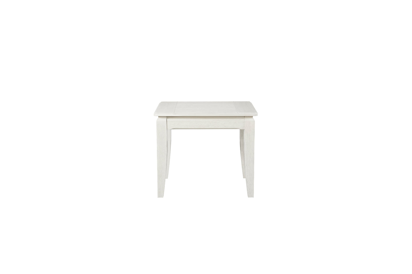 Whitewash End Table