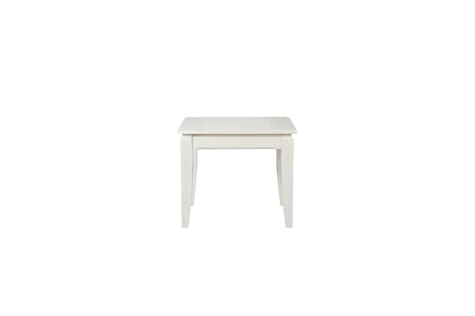 Whitewash End Table